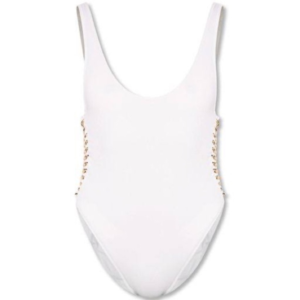 STELLA MCCARTNEY White Falabella One-Piece Swimsuit 🐚